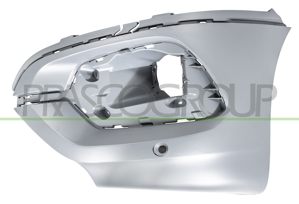FRONT BUMPER END CUP LEFT-PRIMED-WITH HOLES FOR PDC+SENSOR HOLDERS