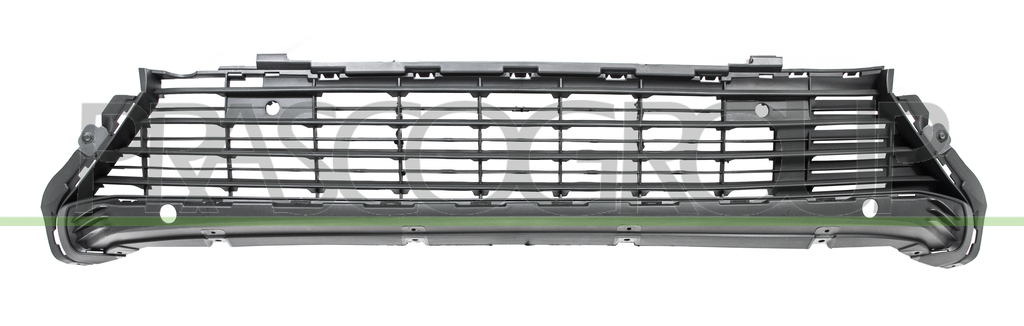FRONT BUMPER GRILLE-CENTRE-BLACK-WITH PDC+SENSOR HOLDERS