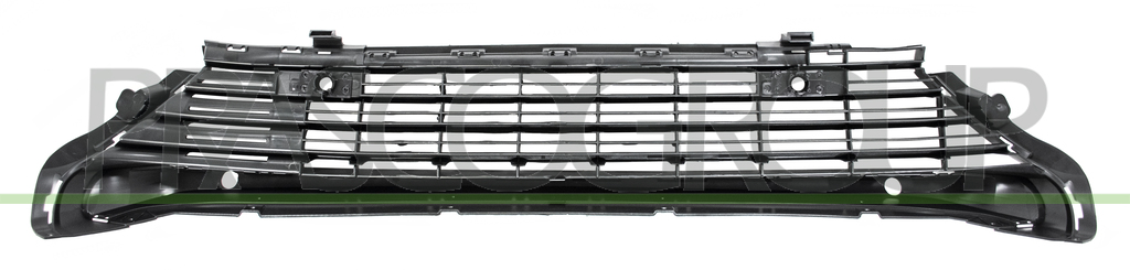 FRONT BUMPER GRILLE-CENTRE-BLACK-WITH PDC+SENSOR HOLDERS