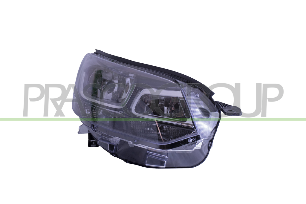 OPTICA DERECHA H1+H7 ELECTRICA-CON MOTOR-NEGRA