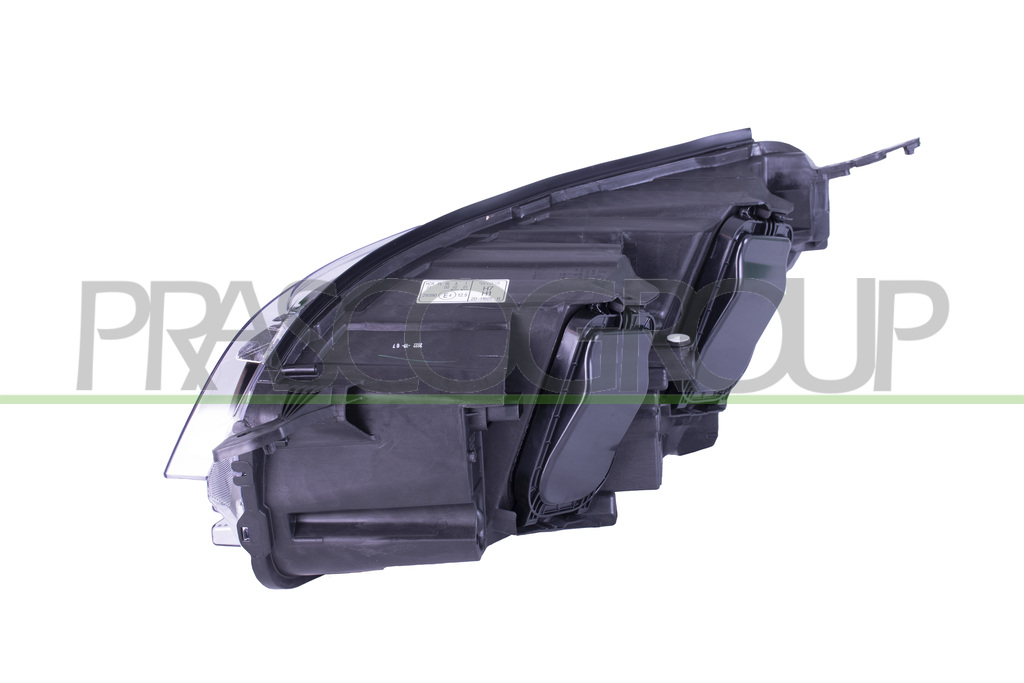 OPTICA DERECHA H1+H7 ELECTRICA-CON MOTOR-NEGRA
