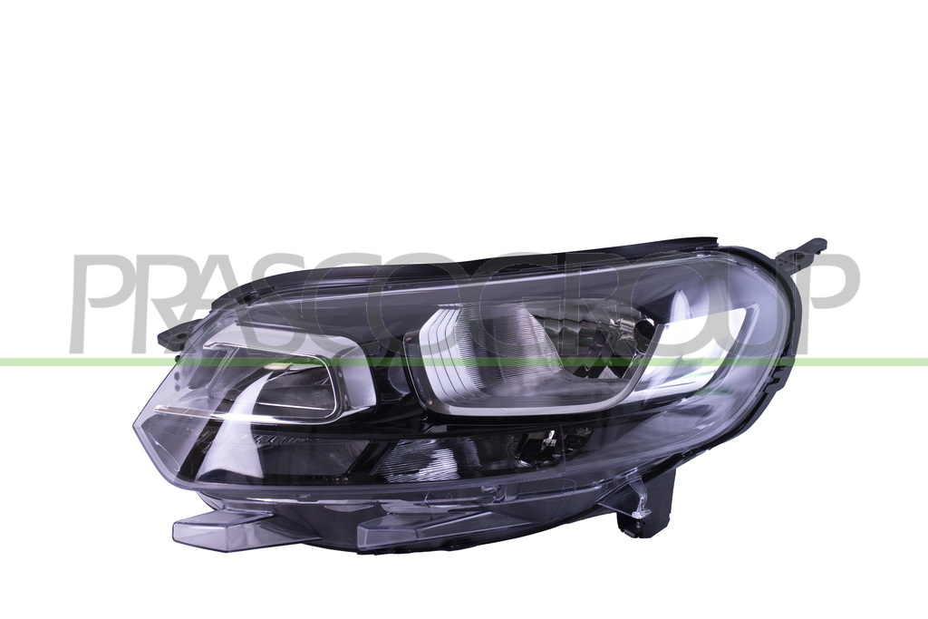 OPTICA IZQUIERDA H1+H7 ELECTRICA-CON MOTOR-NEGRA