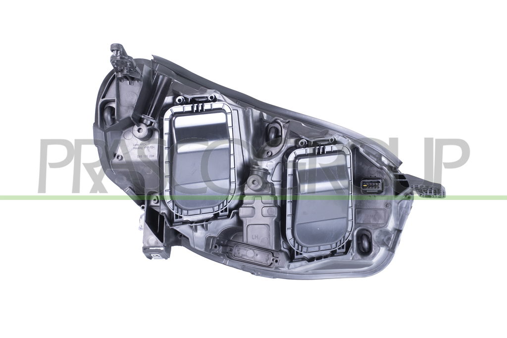 OPTICA IZQUIERDA H1+H7 ELECTRICA-CON MOTOR-NEGRA