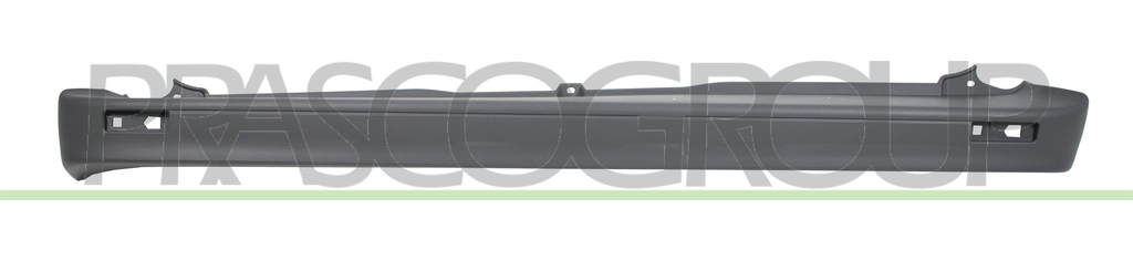 REAR BUMPER-DARK GRAY-WITH CUTTING MARKS FOR PDC