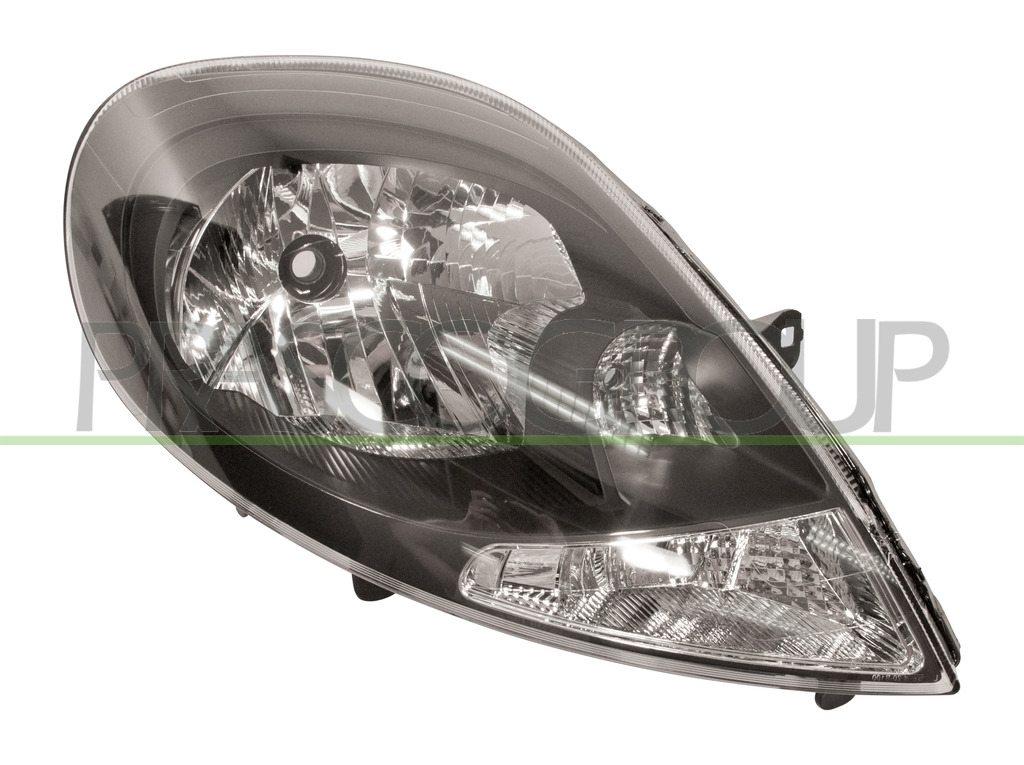 OPTICA DERECHA H4 ELECTRICA-CON MOTOR-NEGRA