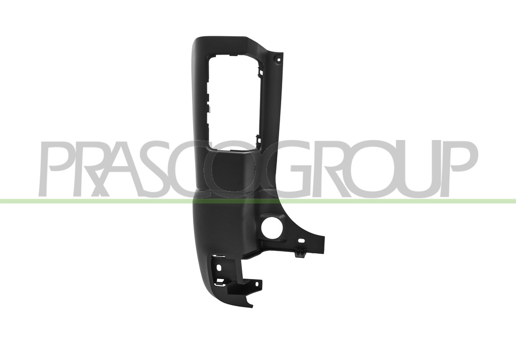 REAR BUMPER END CUP LEFT-BLACK-TEXTURED FINISH