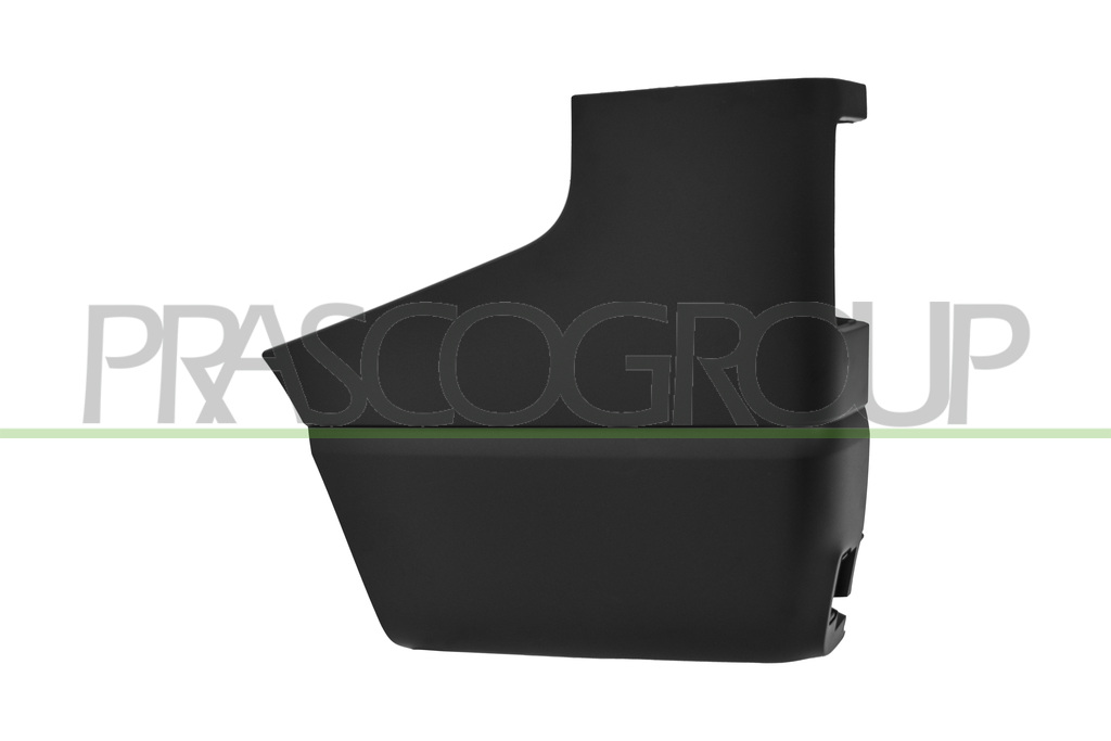 REAR BUMPER END CUP LEFT-BLACK-TEXTURED FINISH