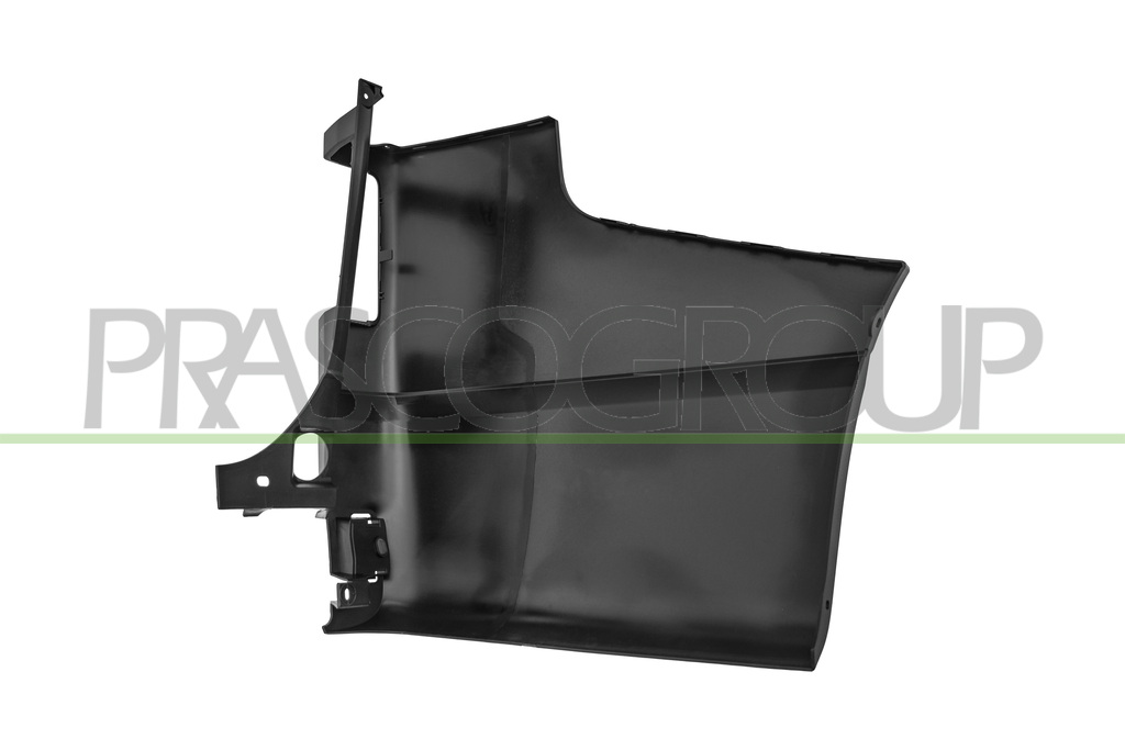 REAR BUMPER END CUP LEFT-BLACK-TEXTURED FINISH