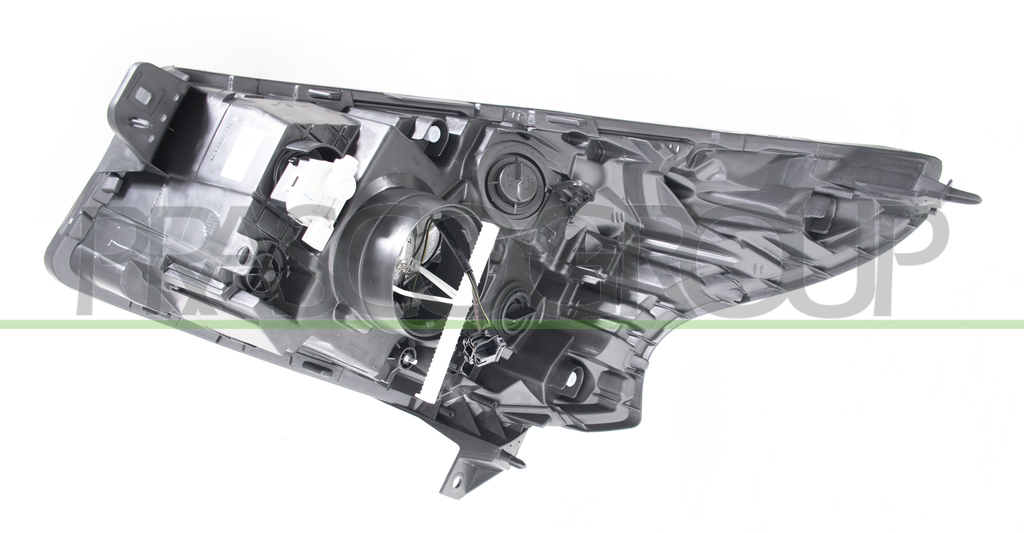 HEADLAMP RIGHT H4 ELECTRIC-WITH MOTOR