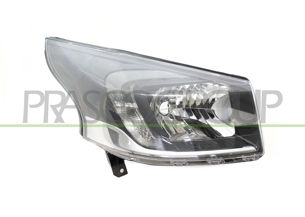 HEADLAMP RIGHT H4 ELECTRIC-WITH MOTOR-WITH DAY RUNNING LIGHT-LED