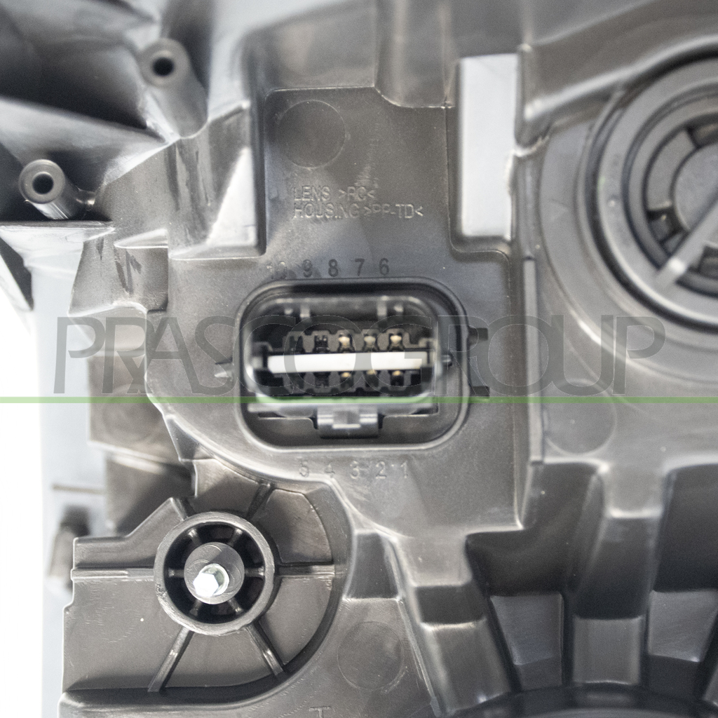 HEADLAMP LEFT H4 ELECTRIC-WITH MOTOR-WITH DAY RUNNING LIGHT-LED