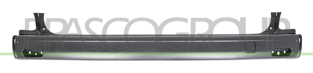 REAR BUMPER-BLACK-TEXTURED FINISH-WITH CUTTING MARKS FOR PDC MOD. LONG WHEELBASE