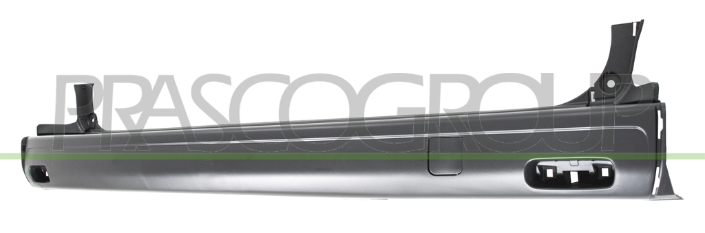 REAR BUMPER-BLACK-TEXTURED FINISH-WITH CUTTING MARKS FOR PDC MOD. LONG WHEELBASE