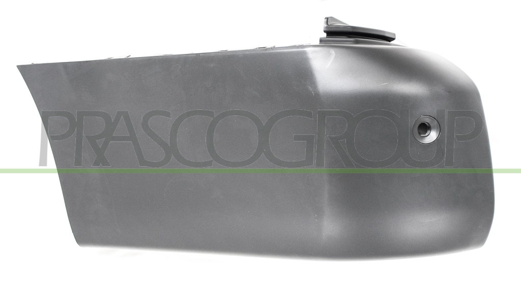 CANTONALE SINISTRO PARAURTI POSTERIORE-NERO-GOFFRATO-CON FORO PARK ASSIST+SUPPORTI MOD. PASSO LUNGO