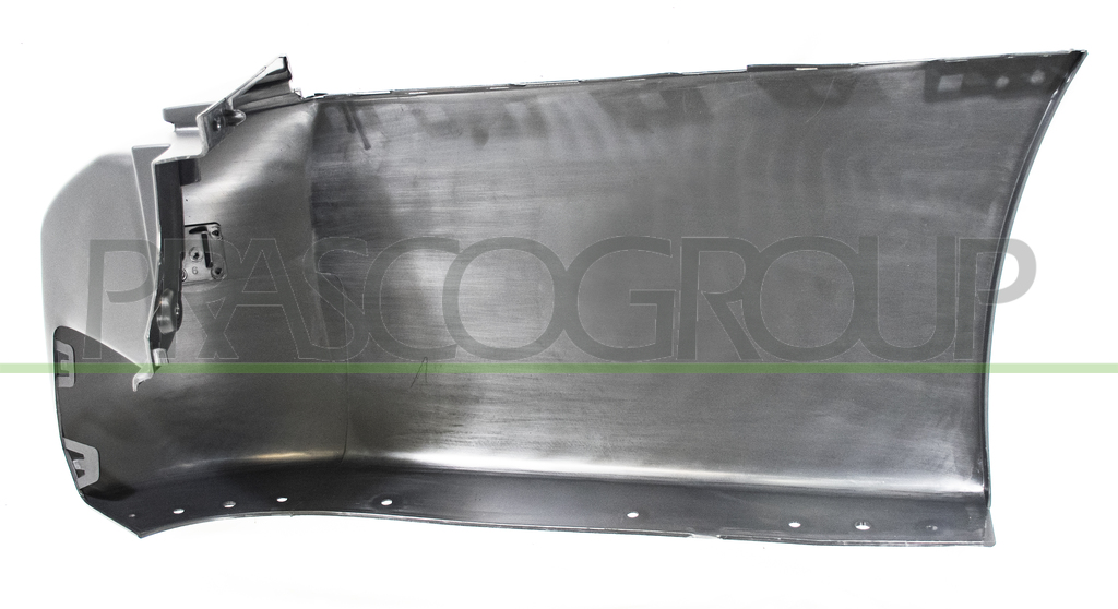 CANTONALE SINISTRO PARAURTI POSTERIORE-NERO-GOFFRATO-CON FORO PARK ASSIST+SUPPORTI MOD. PASSO LUNGO