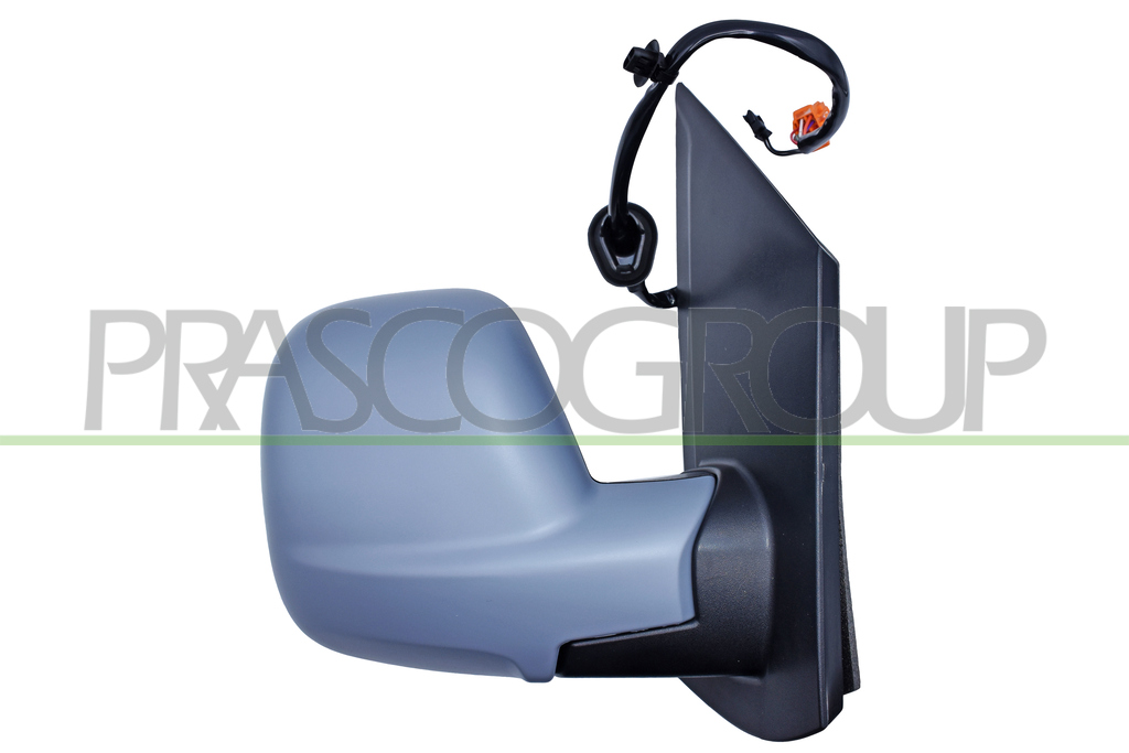 DOOR MIRROR RIGHT-ELECTRIC-PRIMED-HEATED-FOLDABLE-WITH SENSOR-CONVEX-9 PINS