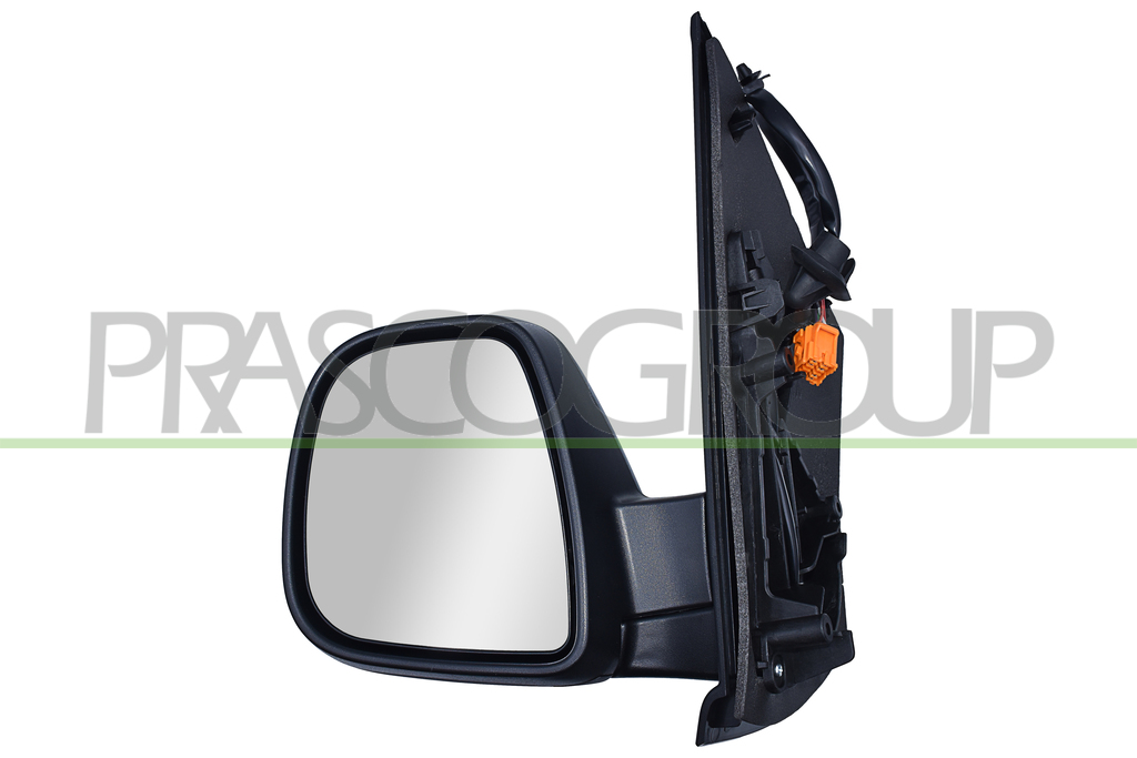 DOOR MIRROR LEFT-ELECTRIC-PRIMED-HEATED-FOLDABLE-CONVEX-7 PINS