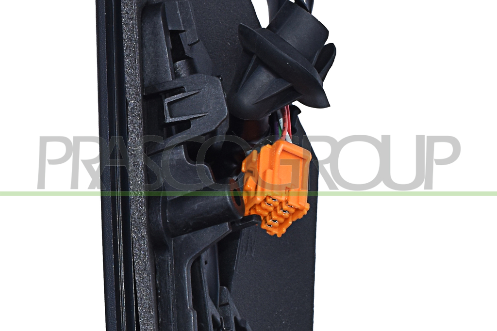 DOOR MIRROR LEFT-ELECTRIC-PRIMED-HEATED-FOLDABLE-CONVEX-7 PINS