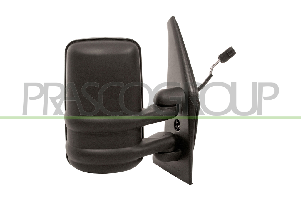 RETROVISORE DESTRO-ELETTRICO-NERO-TERMICO-CONVESSO-BRACCIO CORTO