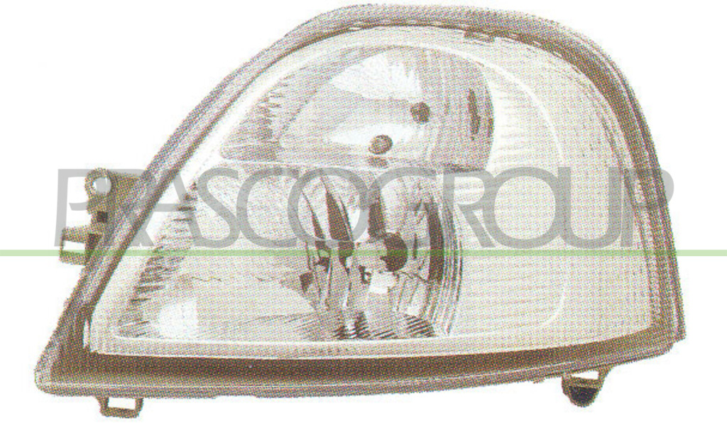 PHARE DROIT H1+H7 ELECTRIQUE AVEC MOTEUR