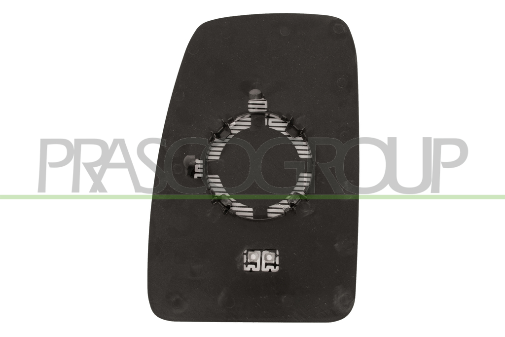 MIRROR GLASS BASE RIGHT-UPPER-HEATED-CONVEX