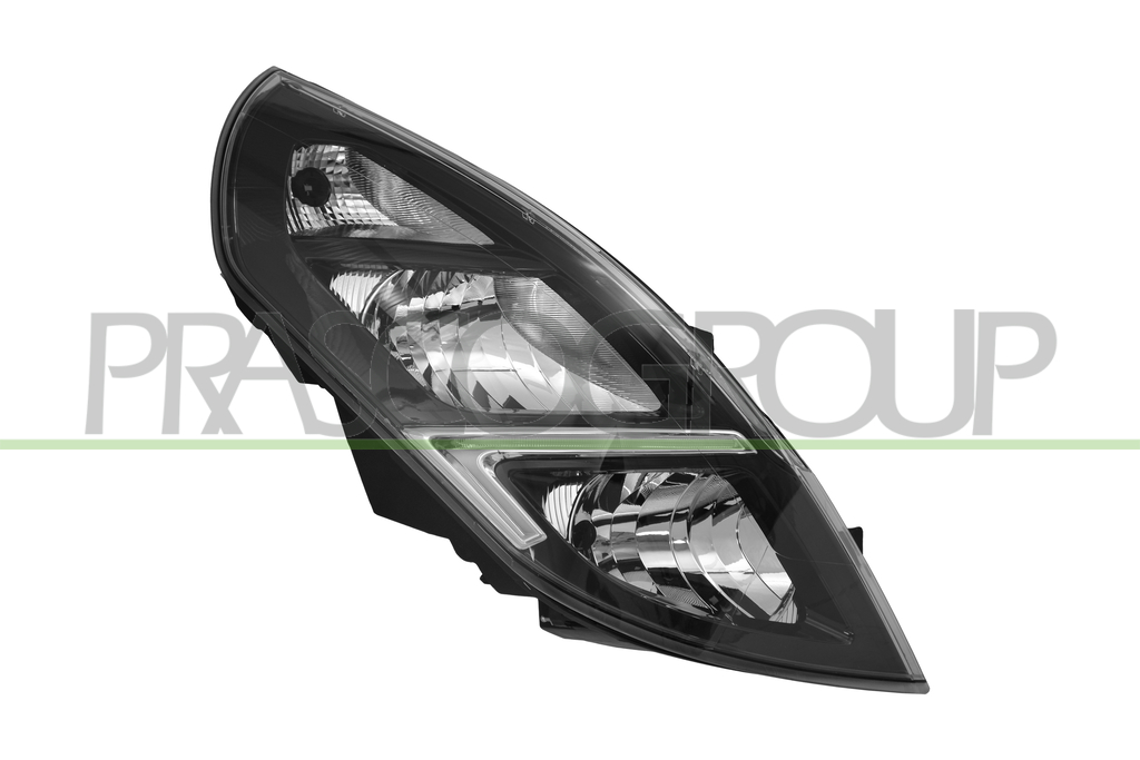 OPTICA DERECHA H1+H7-ELECTRICA-CON MOTOR-CON LUZ DIURNA-LED-MONTAJE VARROC MOD. 19 >