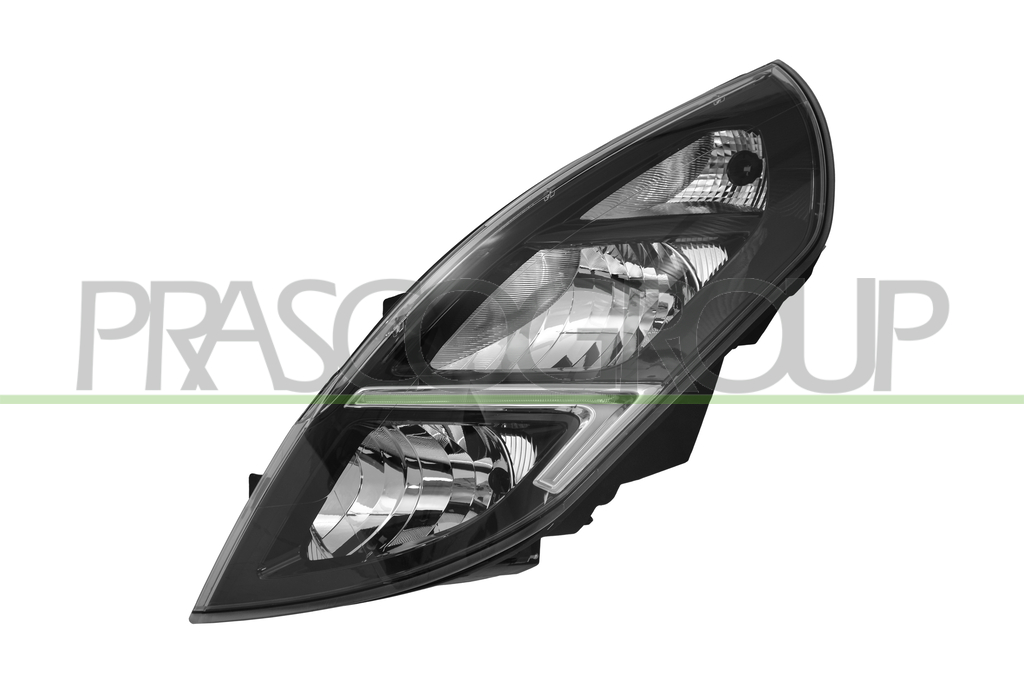 PHARE GAUCHE H1+H7-ELECTRIQUE-AVEC MOTEUR-AVEC FEU DE JOUR-LED-MONTAGE VARROC MOD. 19 >