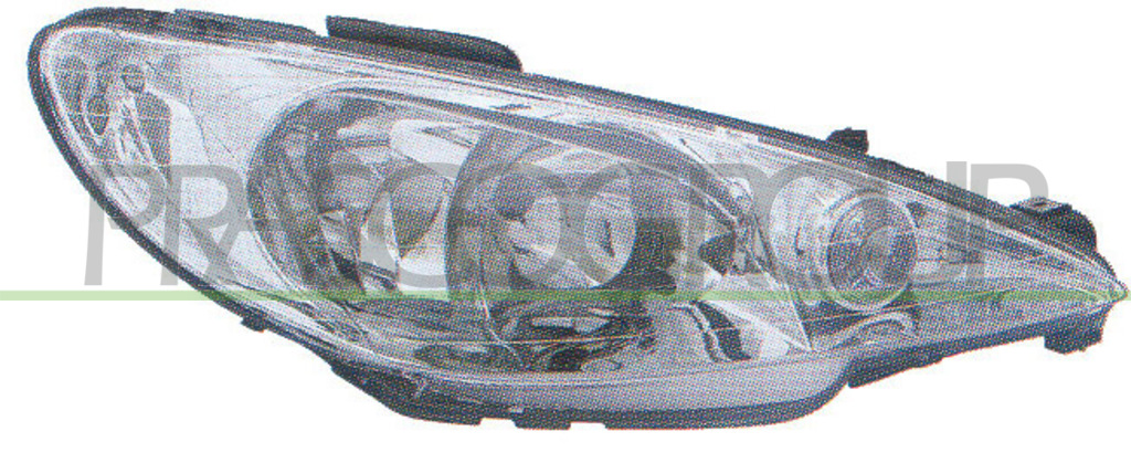 OPTICA DERECHA H7+H7 ELECTRICA-SIN MOTOR