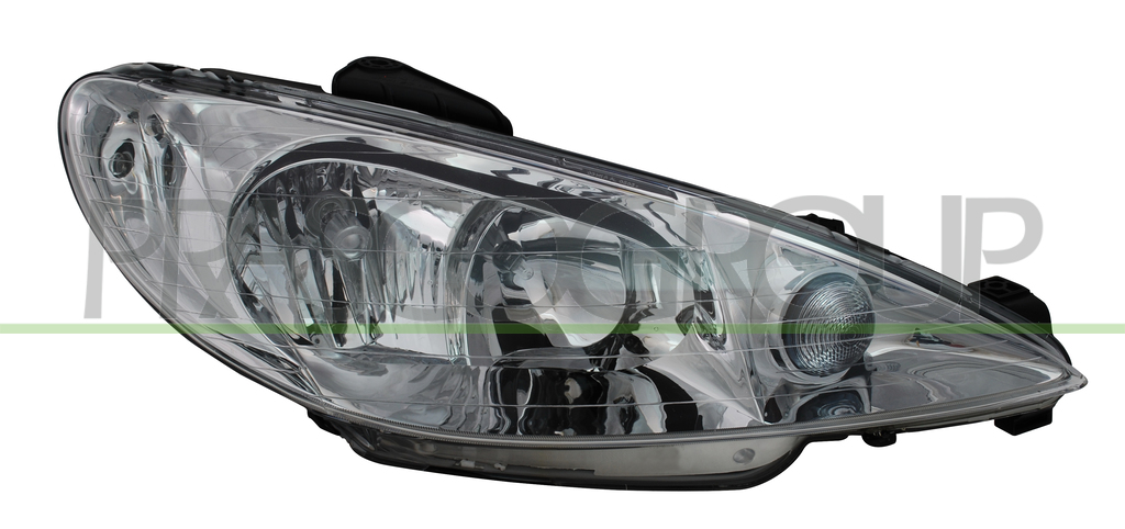 OPTICA DERECHA H1+H7 ELECTRICA-SIN MOTOR MOD. CC 06-08 TIPO VALEO