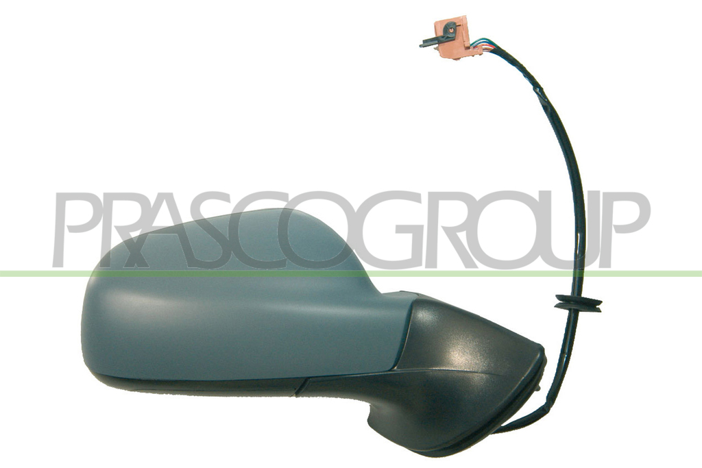 RETROVISORE DESTRO-ELETTRICO-CON PRIMER-TERMICO-CON SONDA-CONVESSO-BLU-6 PINS