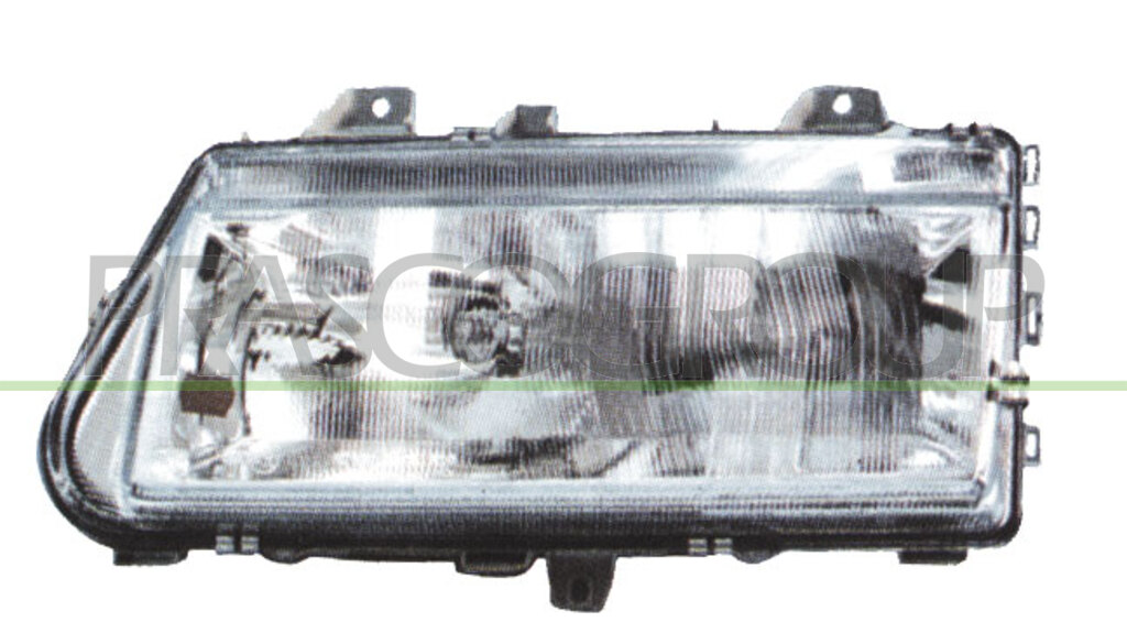 HEADLAMP LEFT H1+H1 ELECTRIC-WITHOUT MOTOR MOD. > 09/98