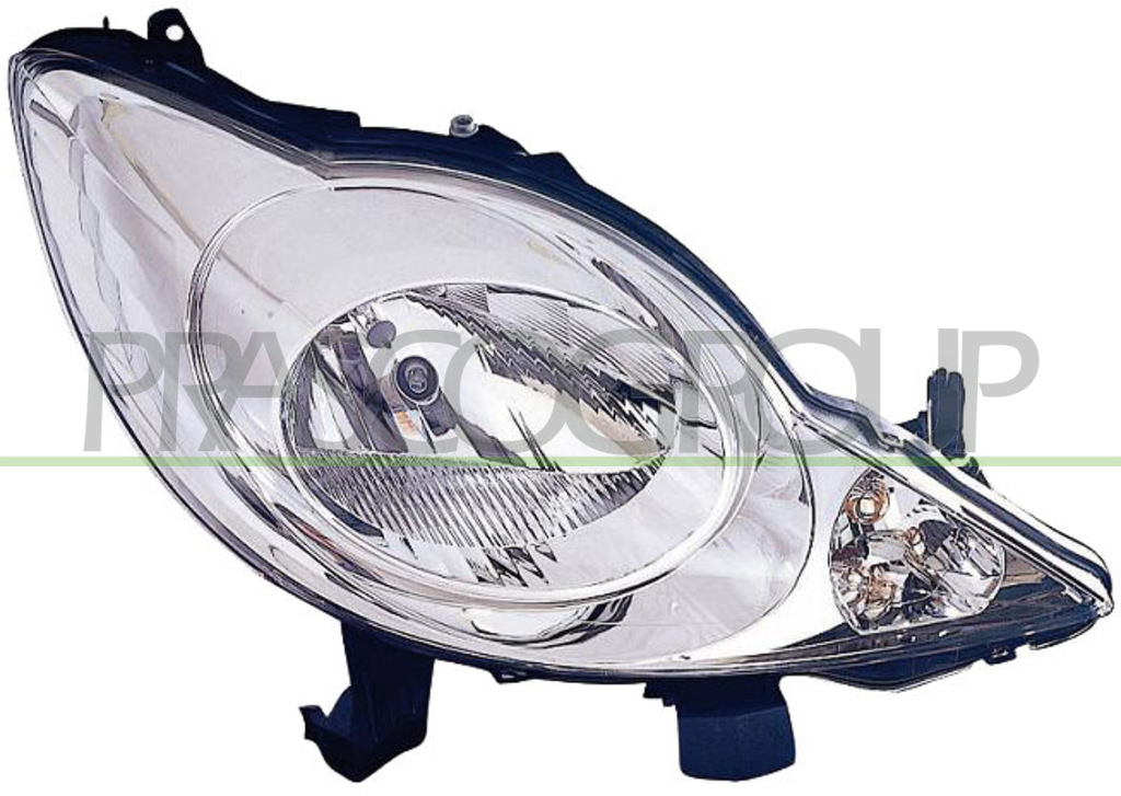 HEADLAMP RIGHT H4 ELECTRIC-WITH MOTOR