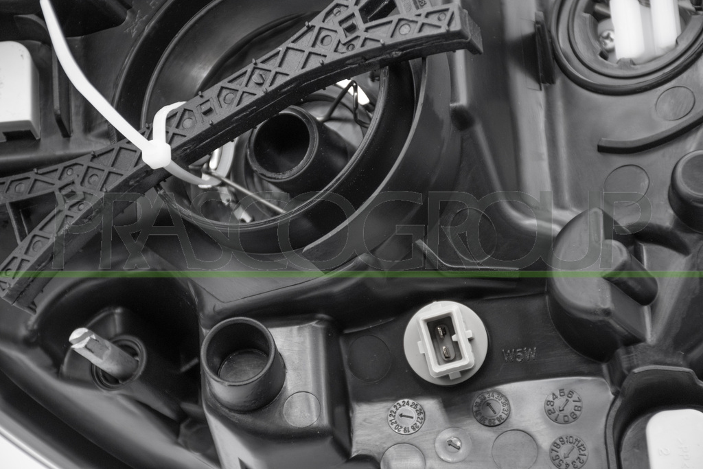 SCHEINWERFER LINKS H4-MIT LWR-OHNE MOTOR
