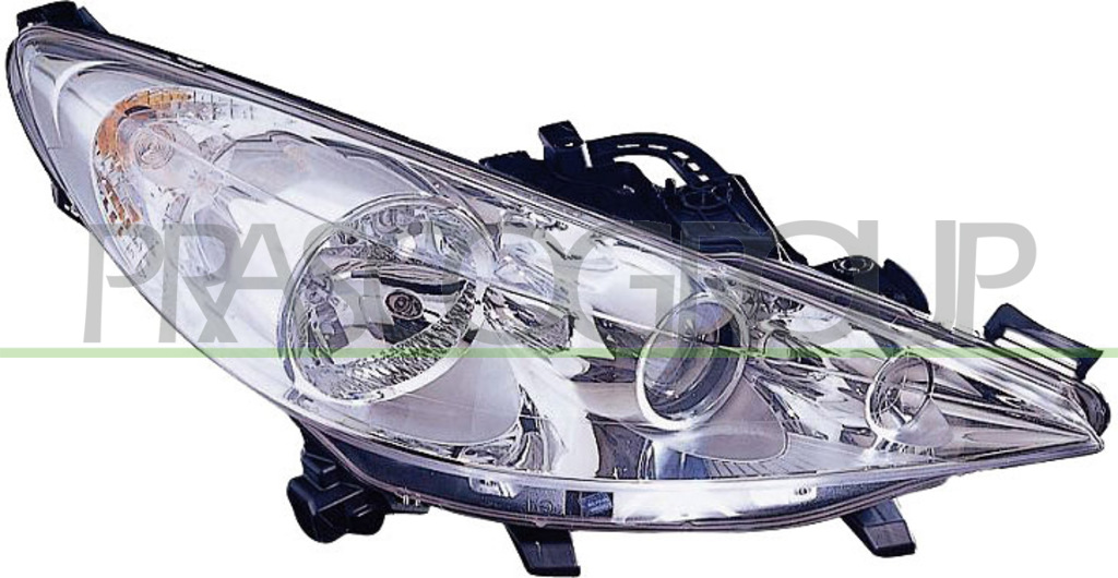 SCHEINWERFER RECHTS-H7+H7+H1-MIT LWR-MIT MOTOR
