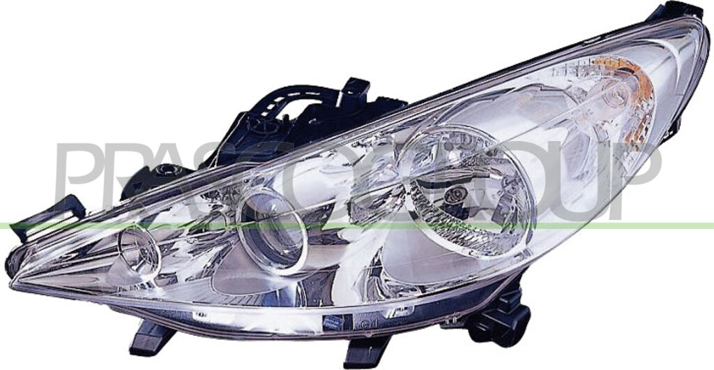 HEADLAMP LEFT H7+H7+H1 ELECTRIC-WITH MOTOR