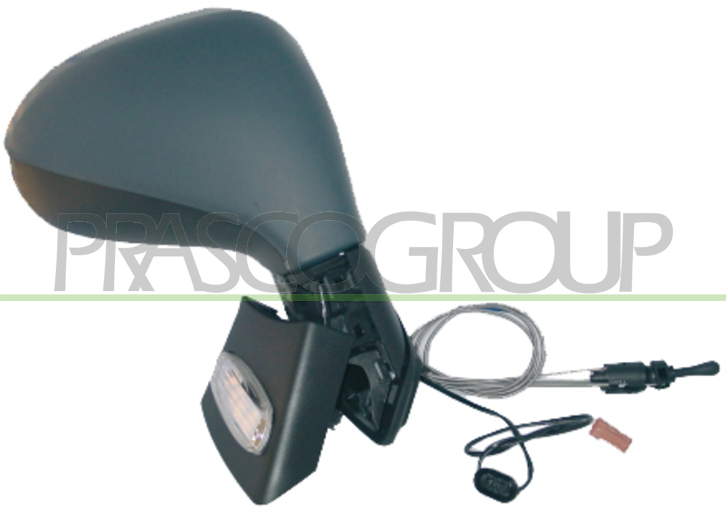 RETROVISORE DESTRO-A CAVI-CON PRIMER-CON SONDA-CON FANALE