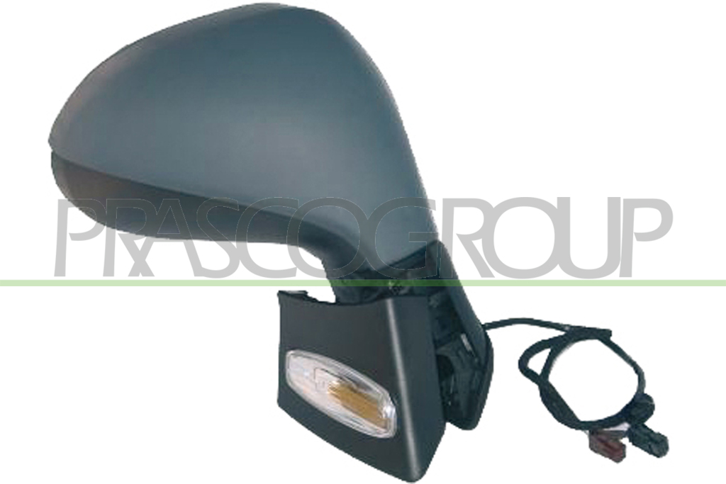 RETROVISEUR DROIT ELECTRIQUE-CHAUFFANT-AVEC APPRET-AVEC SONDE-RABATTABLE-AVEC FEU 6H5P+6H6P