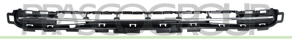 FRONT BUMPER GRILLE-UPPER-WITH CHROME MOLDING