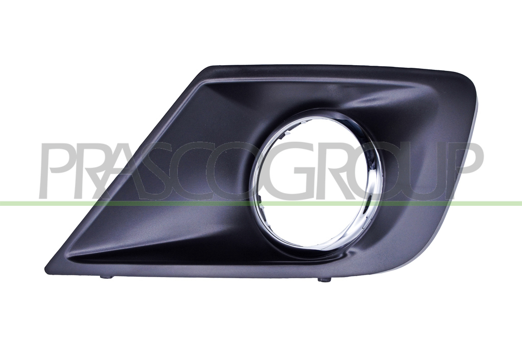 GRILLE GAUCHE NOIRE DE PARE-CHOCS-AVEC CADRE CHROME'