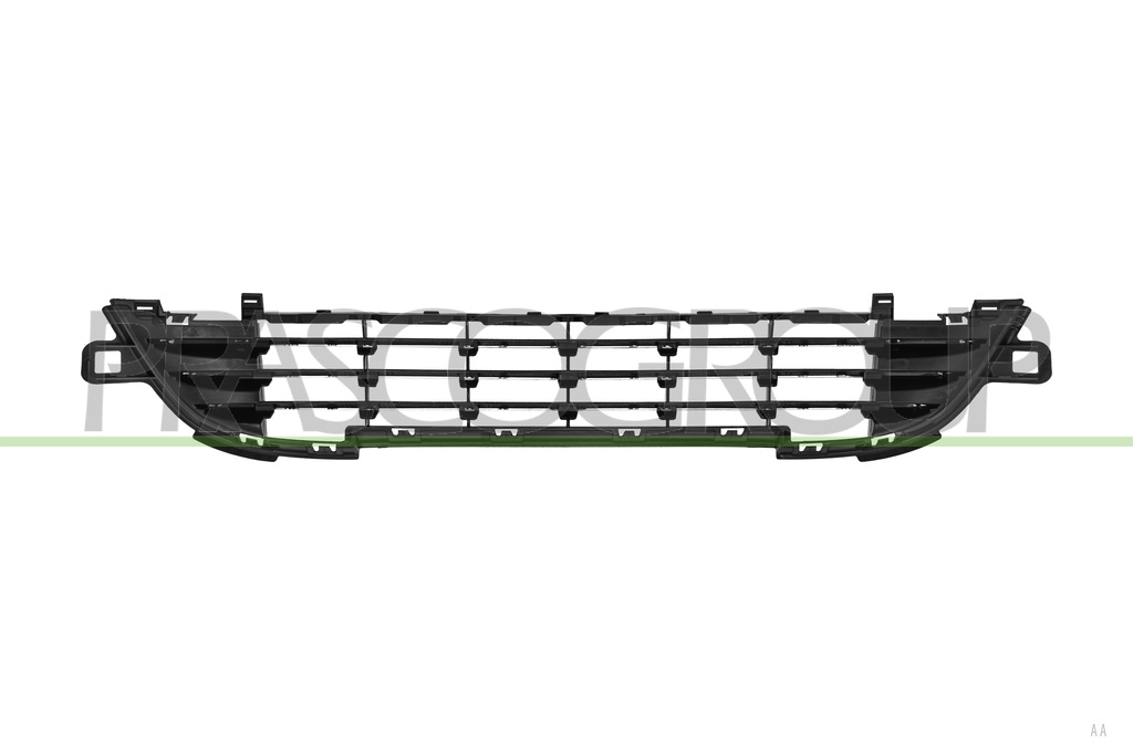 LOWER FRONT BUMPER GRILLE WITH CHROME MOLDINGS