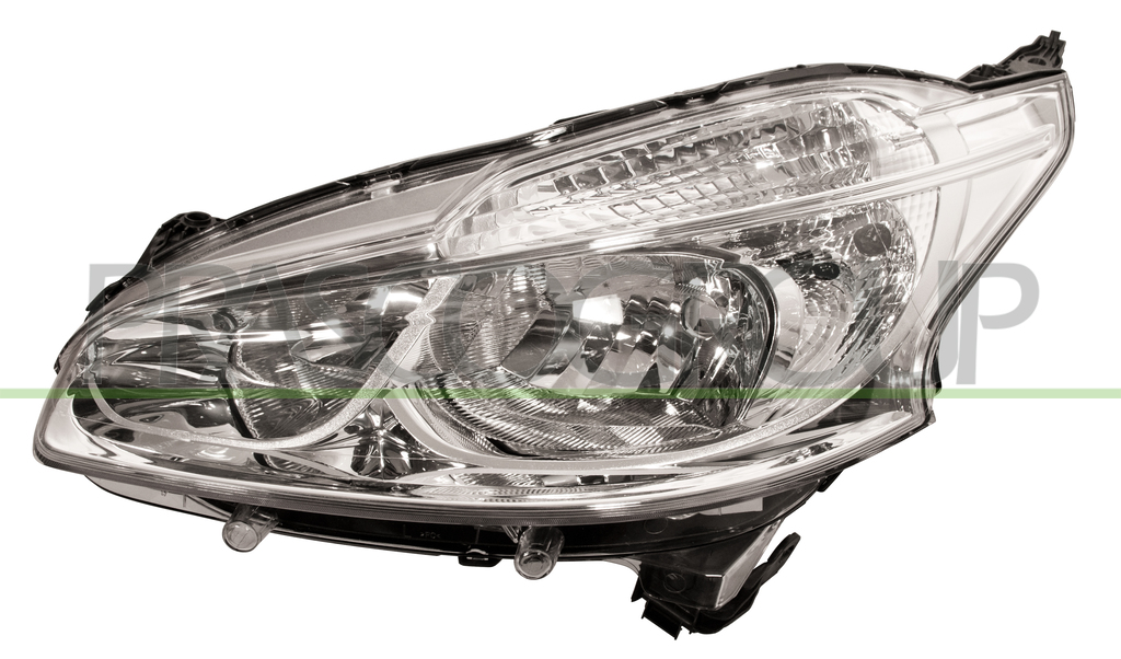 HEADLAMP LEFT H7+H7 ELECTRIC-WITHOUT MOTOR