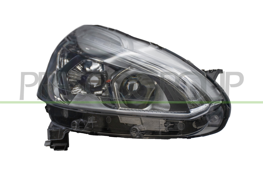 PROIETTORE DESTRO H7+H7+PY21W-ELETTRICO-SENZA MOTORE-CON LUCE DIURNA-NERO-LED