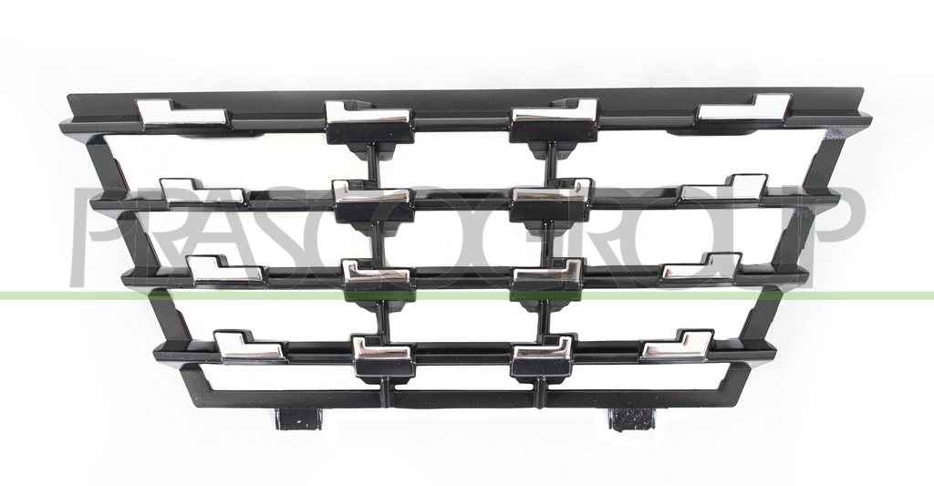 GRILLE CALANDRE INFERIEURE NOIRE AVEC FINITION CHROMEE