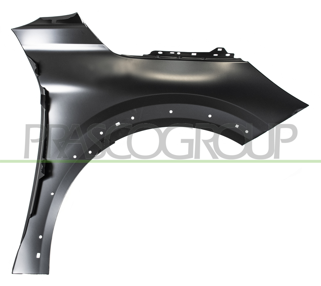 FRONT FENDER LEFT-WITH WING EXTENSION HOLES