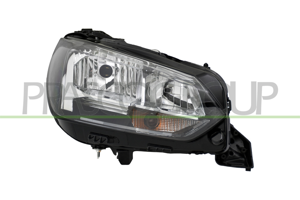 HEADLAMP RIGHT H9+H18-ELECTRIC-WITH MOTOR-WITHOUT DAY RUNNING LIGHT-VALEO TYPE