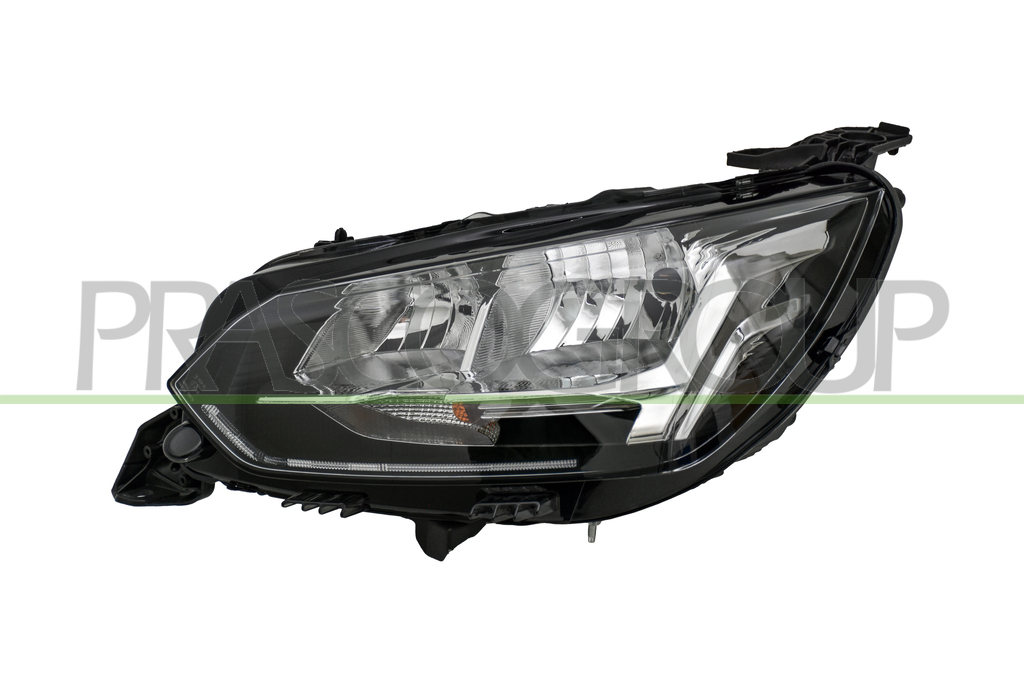 HEADLAMP LEFT H9+H18-ELECTRIC-WITH MOTOR-WITHOUT DAY RUNNING LIGHT-VALEO TYPE