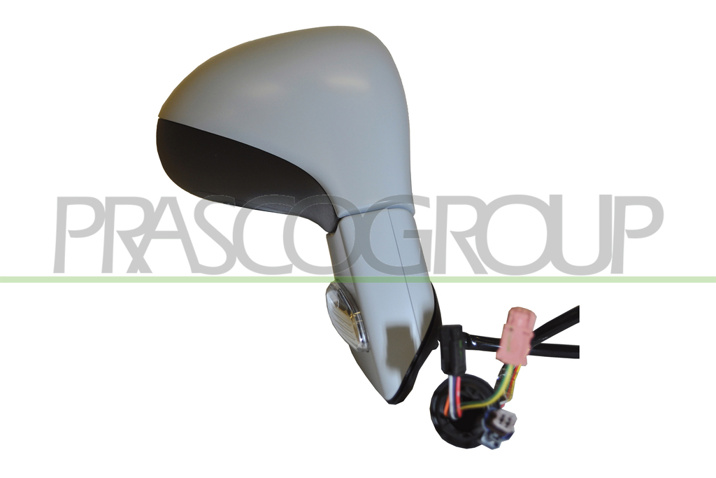 DOOR MIRROR RIGHT-ELECTRIC-HEATED-FOLDABLE-PRIMED-WITH LAMP-WITH SENSOR 6H6P+6H2P