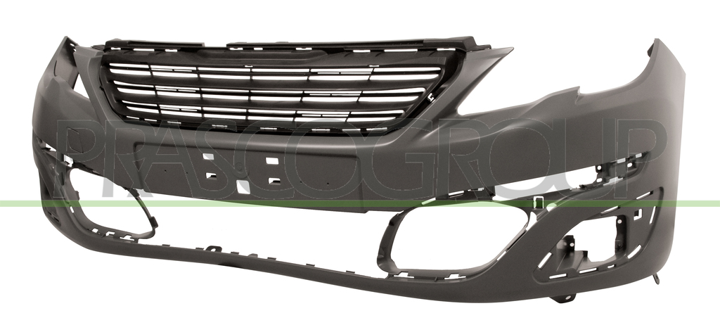 FRONT BUMPER-PRIMED-WITH TOW HOOK COVER-WITH CUTTING MARKS FOR PDC+PARK ASSIST+HEADLAMP WASHERS-WITH RADIATOR GRILLEMOD. ACTIVE