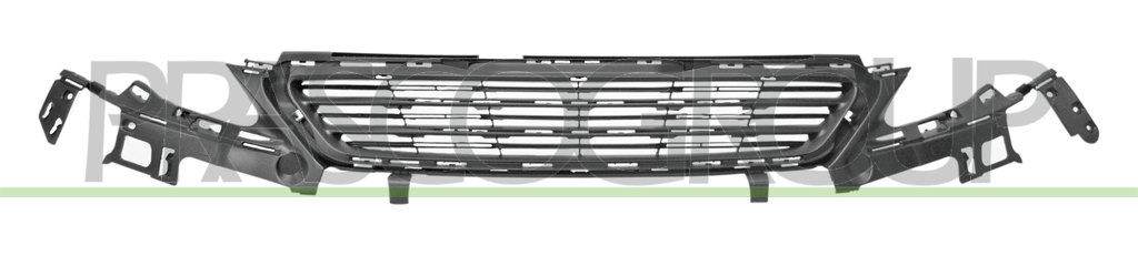RADIATOR GRILLE-BLACK-WITH PROFILE HOLES MOD. ALLURE