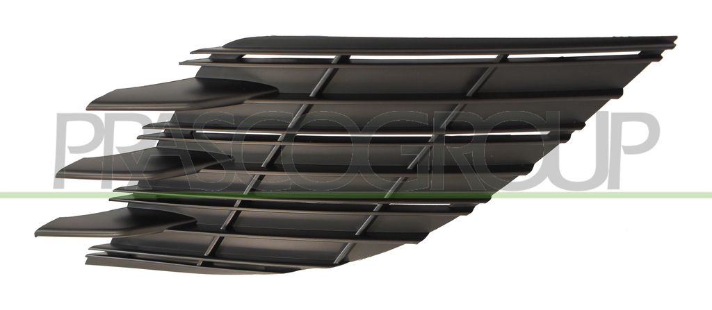 BUMPER CENTRE GRILLE LEFT-BLACK-TEXTURED